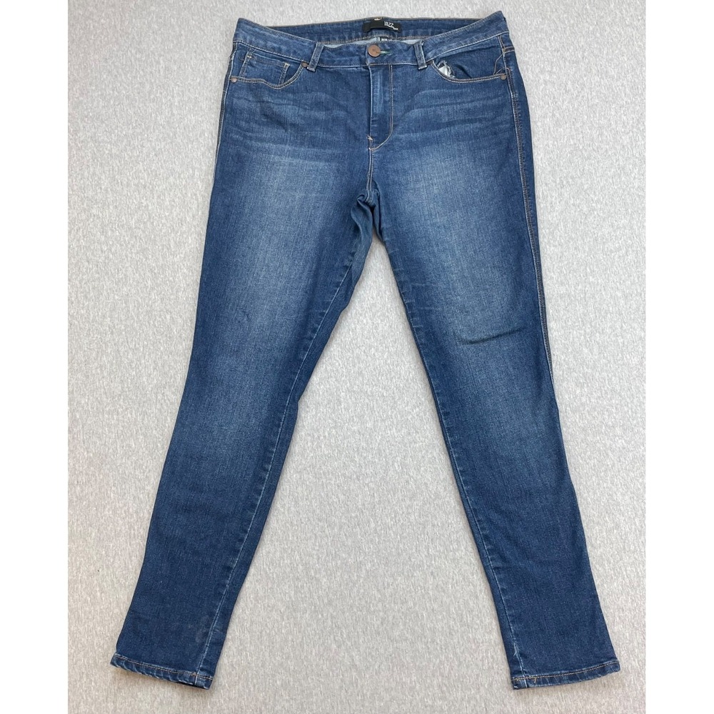1822 Denim Jeans Womens 10/30 Blue Cotton Blend Stretch Skinny Mid-Rise